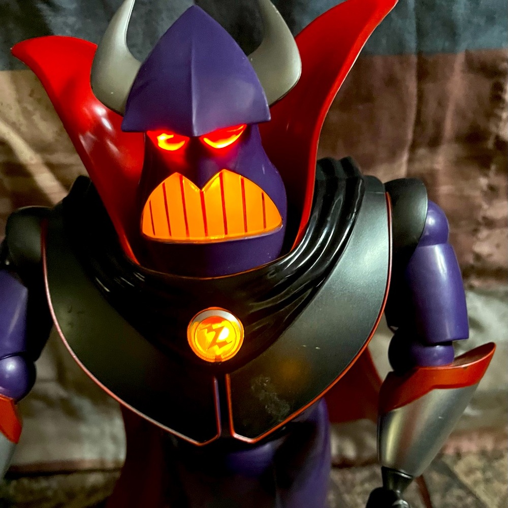 Emperor Zurg 14” Action Figure Lights/Talking Disney Store TESTED